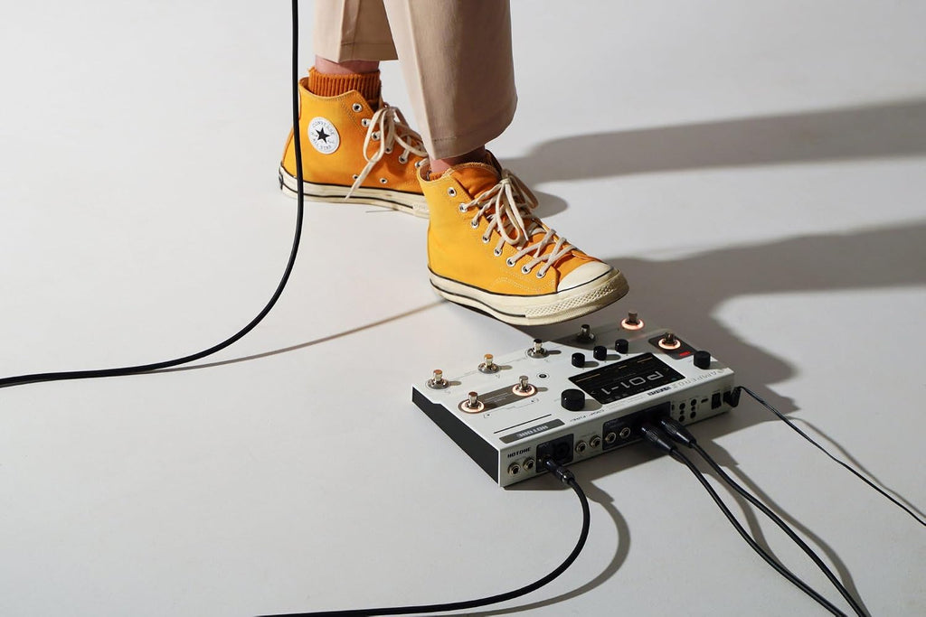 HOTONE Multi-Effect Pedal Processor, Touchscreen, Guitar, Bass, Amplifier, Modeling, IR Cabinets, Simulation, Dual Effect Chains with FX Loop MIDI I/O Stereo OTG, Audio Interface