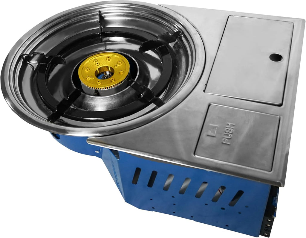 BBQ Table Stove Insert – Compatible with Foldable Outdoor Korean BBQ Tables (2. Gas)