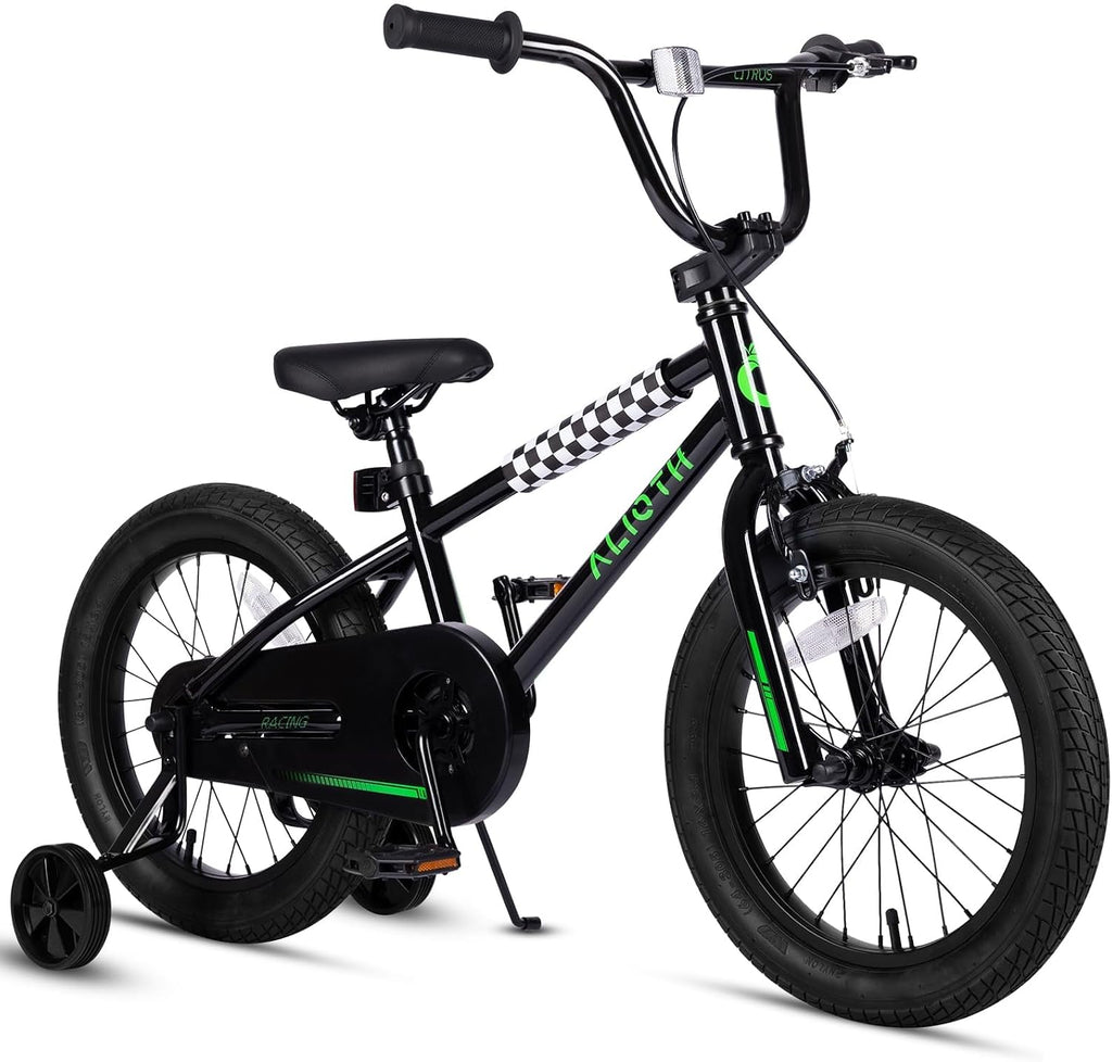 vollsch BMX Style 12 14 16 Inch Kids Bike Training Wheels 20'' Bicycle with Kickstand for 2-14 Years Old Toddlers Boys Girls Coaster Brake Multiple Colors