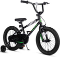 vollsch BMX Style 12 14 16 Inch Kids Bike Training Wheels 20'' Bicycle with Kickstand for 2-14 Years Old Toddlers Boys Girls Coaster Brake Multiple Colors