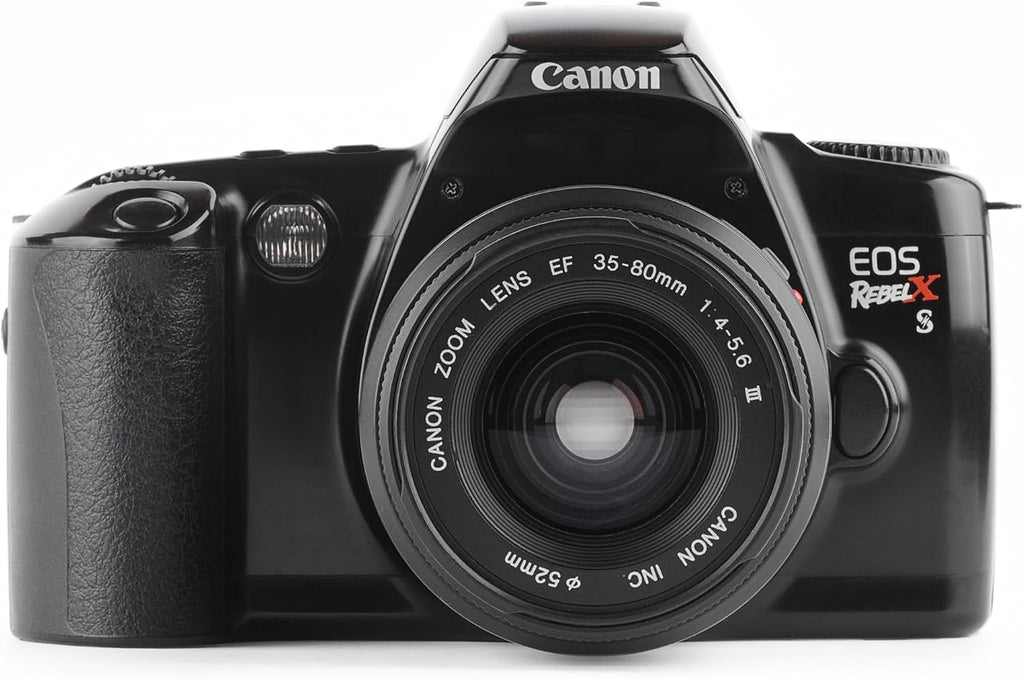 Canon EOS Rebel X 35MM SLR Film Camera w/Canon EF Auto Focusing AF Lens. Compatible with Color and B&W Film. Manual and Auto Shutter Settings are Available. (Renewed)