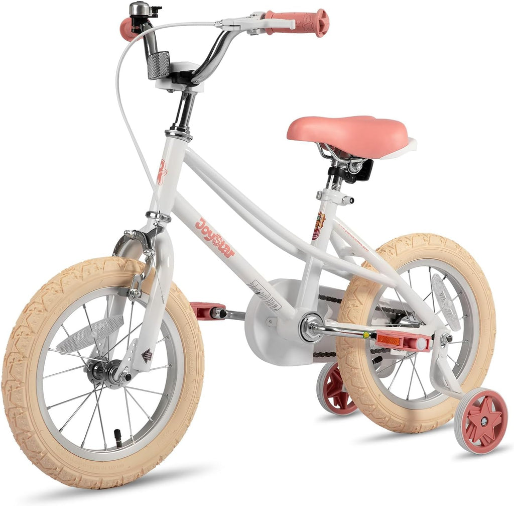 JOYSTAR Girls Bike for 2-12 Years Old Toddlers and Kids, 12' 14' 16' 18' 20' Retro Style Kids Bike with Training Wheels, 18 20 Inch Children Bicycle with Kickstand