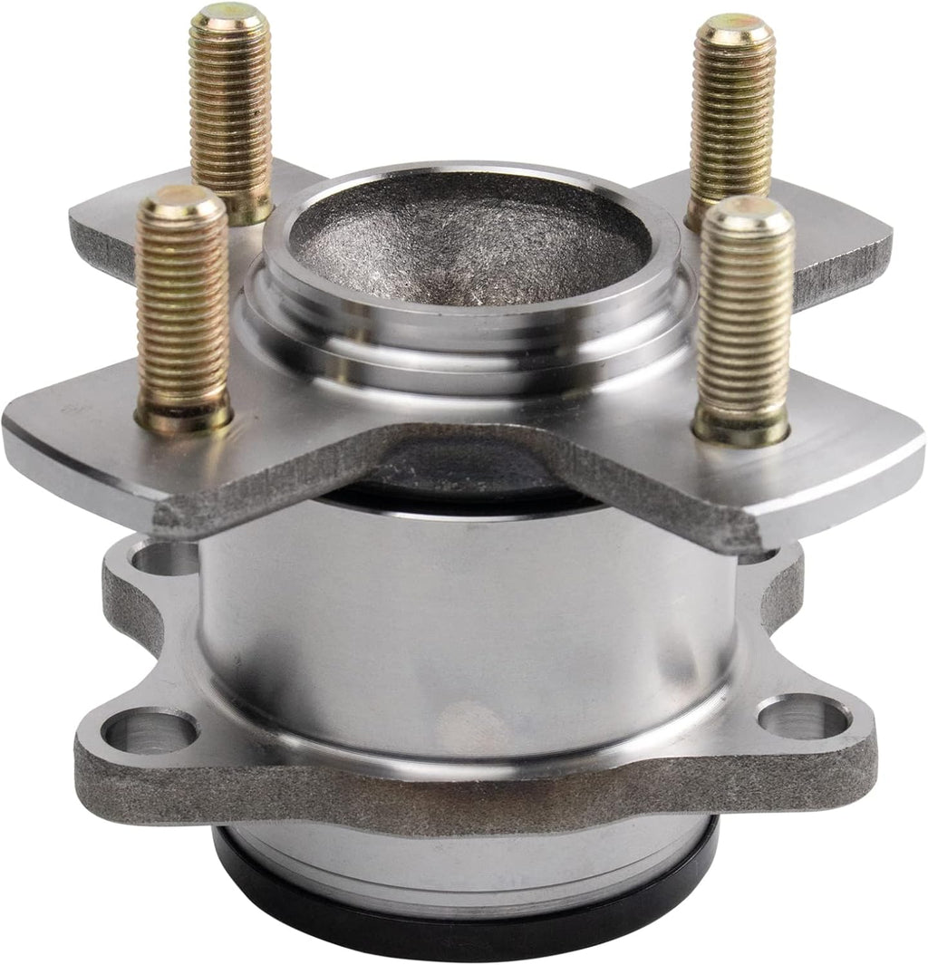 TRQ 2 Piece Rear Wheel Bearing & Hub Assembly Set Compatible with 2015-2020 Honda Fit