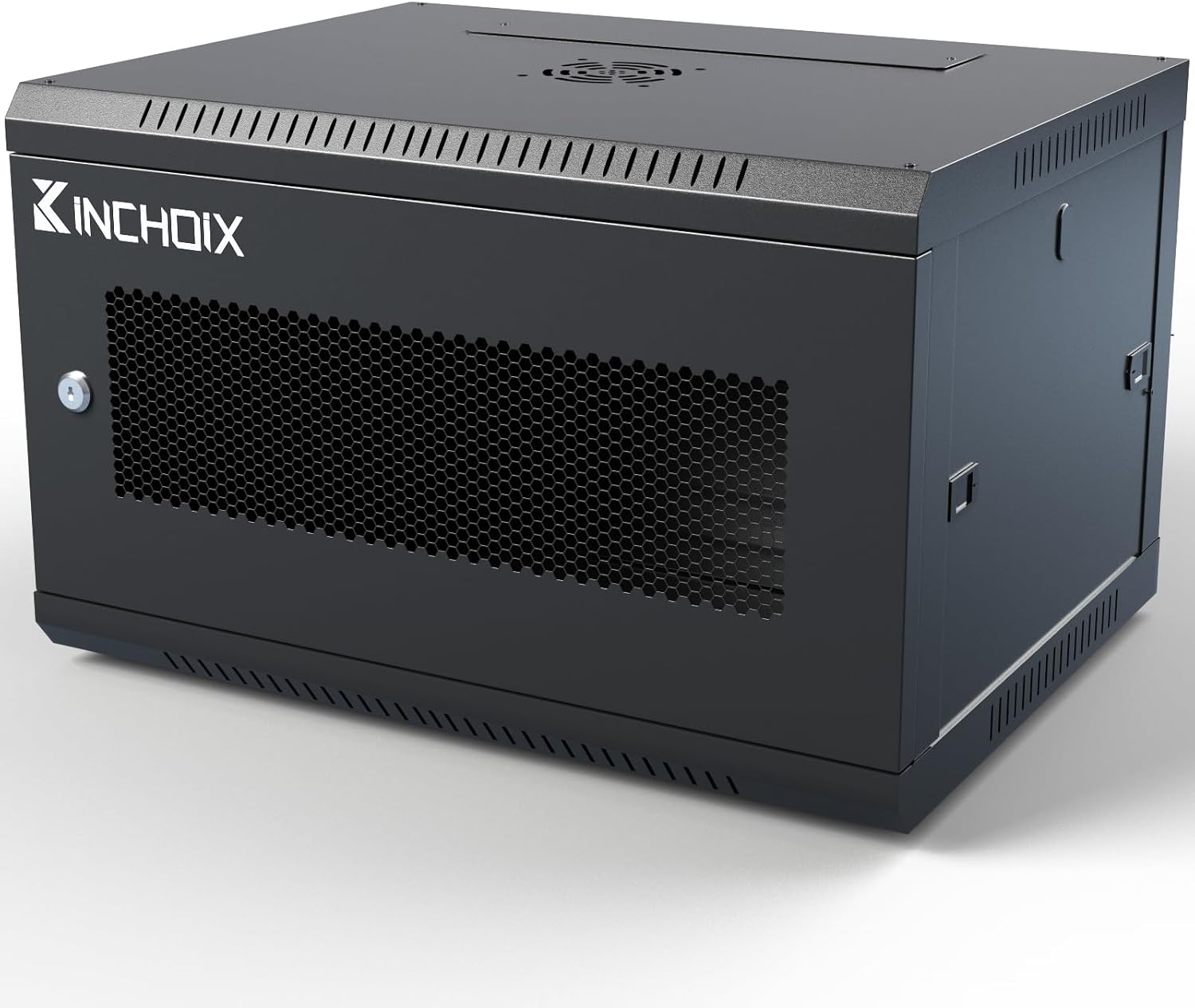 6U Server Cabinet Wall Mount Network Rack Enclosure Cabinet Enclosure for Computer Data Networking Electronic Equipment, Removable Side Panels 14.5in Depth