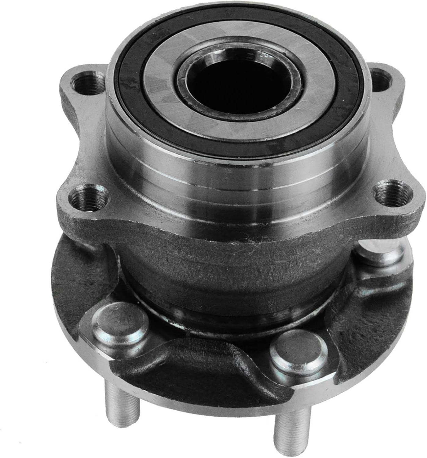 TRQ 2 Piece Front Rear Wheel Bearing & Hub Assembly Set Compatible with 2009-2013 Subaru Forester 2012-2013 Impreza 2010-2014 Legacy Outback