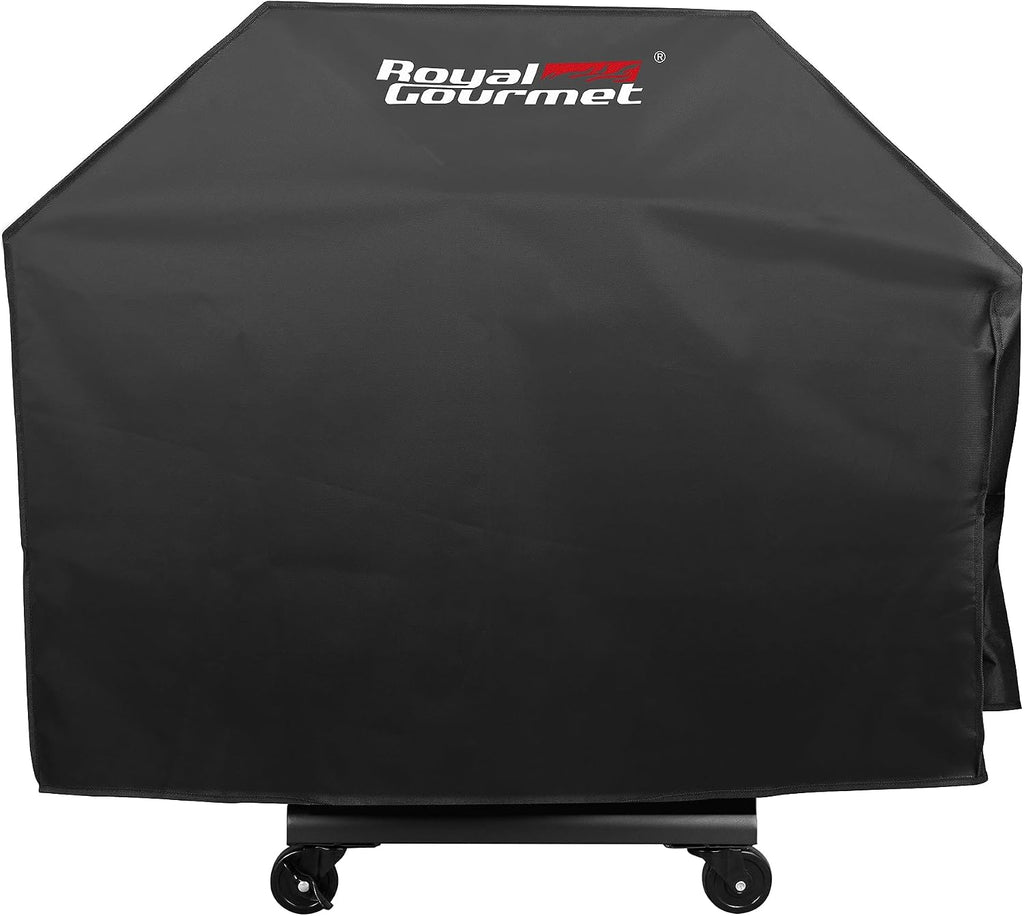 Royal Gourmet CD2030AC Deluxe 30-Inch Charcoal Grill with Cover, Large BBQ Grill with Collapsible Side Tables for Outdoor Picnic Camping Patio Backyard Cooking, Black