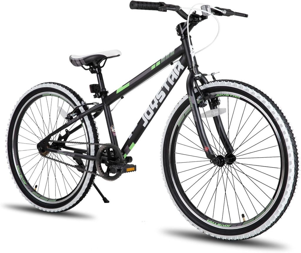 JOYSTAR Lubbock 20 24 Inch Kids Bike for Boys & Girls Ages 7-12 Years Hardtail Mountain Bike for Kids with 1-Speed/7-Speed Drivetrain, White Wall Knobby Tires, Kids' Bicycle