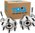 TRQ Rear Driver and Passenger Side Wheel Bearing and Hub Assembly Set 2 Piece Compatible with 2011-2013 Infiniti QX56 2014-2022 QX80 2017-2022 Nissan Armada