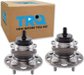 TRQ Rear Driver and Passenger Side Wheel Bearing and Hub Assembly Set 2 Piece Compatible with 19-23 Toyota RAV4 Front Wheel Drive Japan Built Models 1st VIN Digit J 20-23 Camry Front Wheel Drive