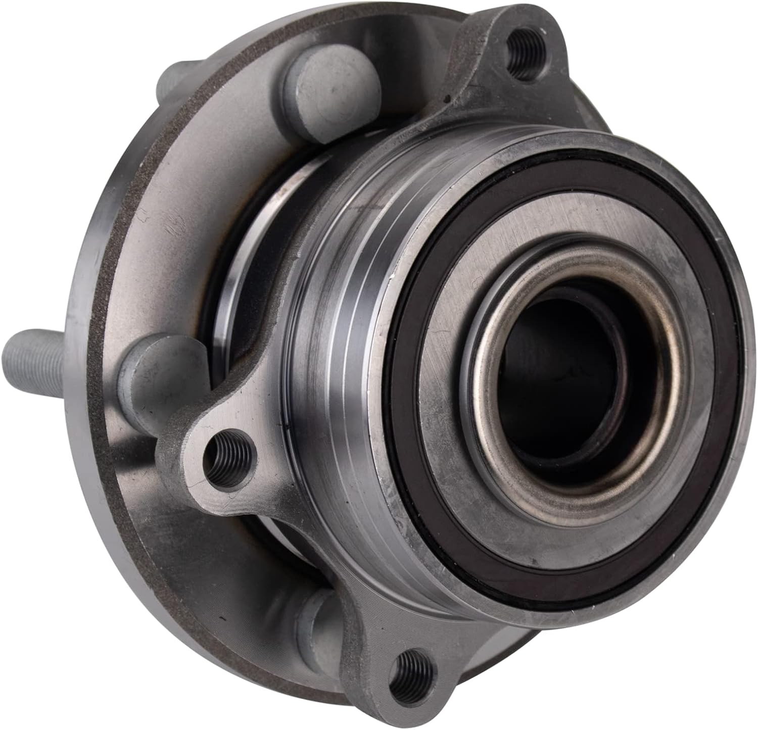 TRQ Front Left and Right Wheel Bearing and Hub Assembly Set 2 Piece Compatible with 2015-2017 Ford Mustang Shelby GT350 2018-2021 Mustang GT 2017-2022 GT