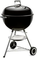 Weber Original Kettle Charcoal Grill, 22-Inch, Black – Classic Outdoor BBQ Grill with One‑Touch™ Cleaning System & Precise Temperature Control Dampers