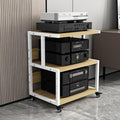 Stereo Audio Component Rack Stand, Corner Movable Media Shelf Tower - DVD Players/Amplifiers/Projector/TV Accessories Storage Organizer, Equipment Display Holder(3 Tier - 69cm(27.2in))