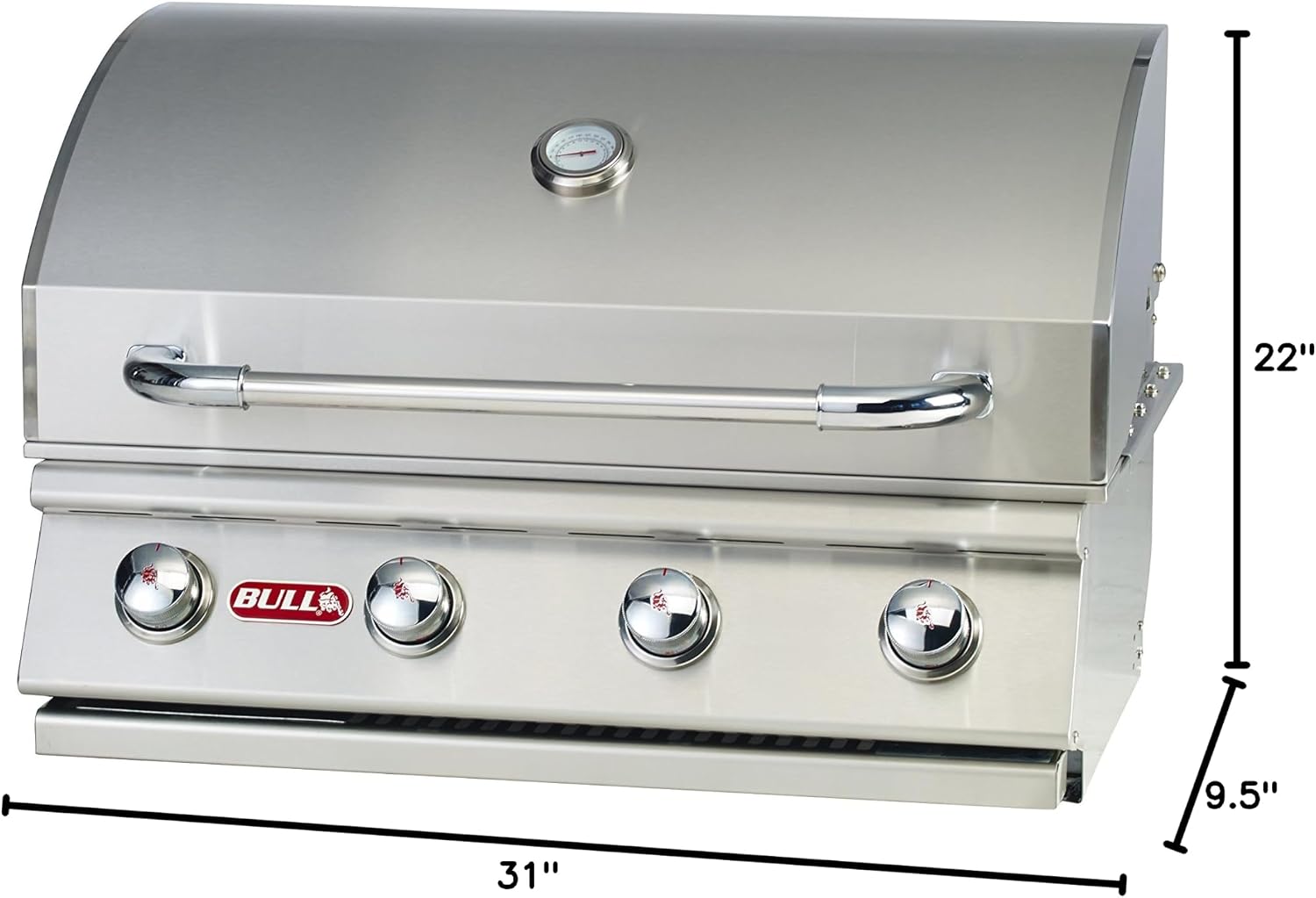 Bull Outlaw 30-Inch Built-In Grill (BG-26039), Natural Gas