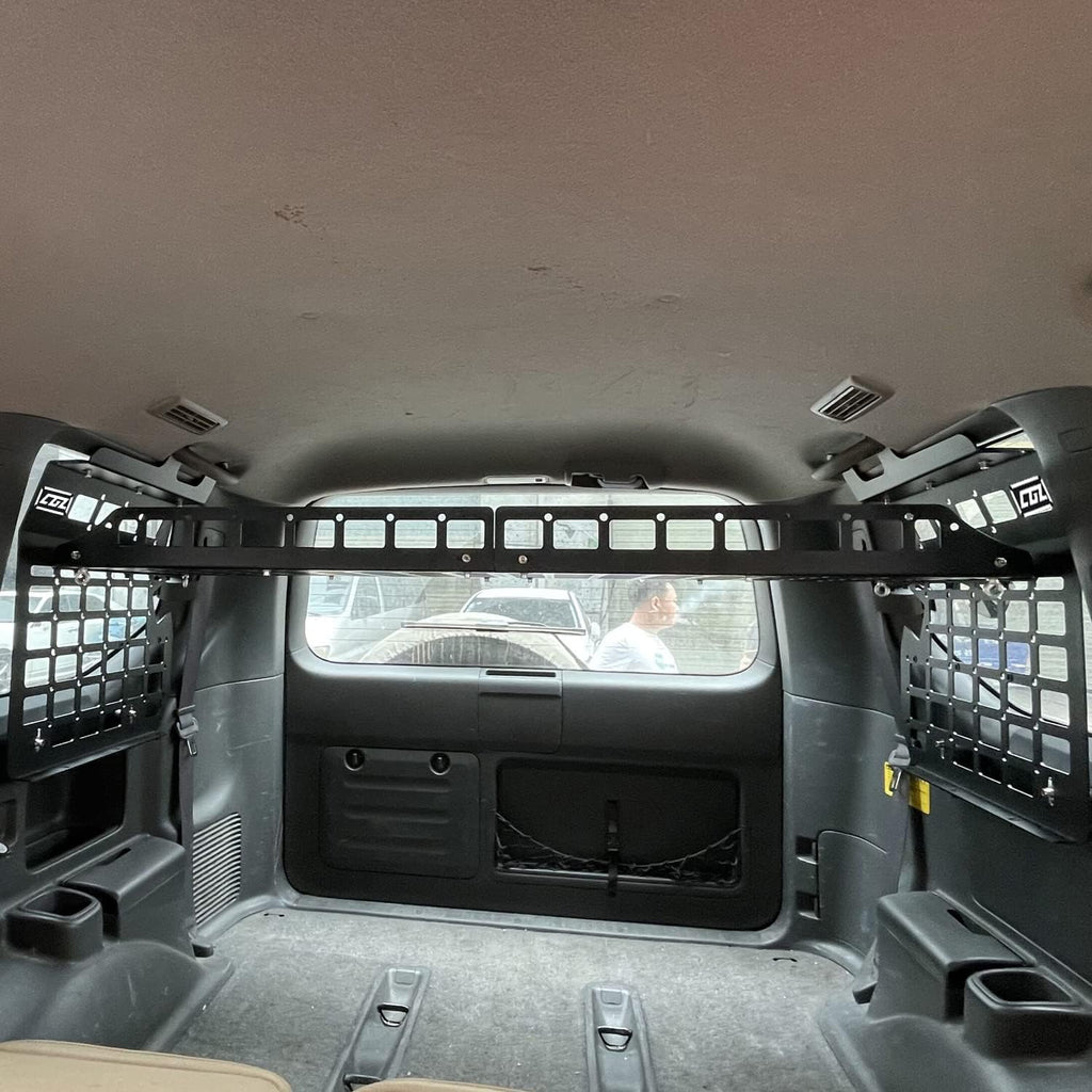 ITrims Modular Storage Molle Panel for Toyota Land Cruiser Prado J120 Lexus GX 470 GX470 2003-2009 Car Accessories Cargo Rack Basket Interior Luggage Carrier Trunk Shelf Hanging Boards Organizer