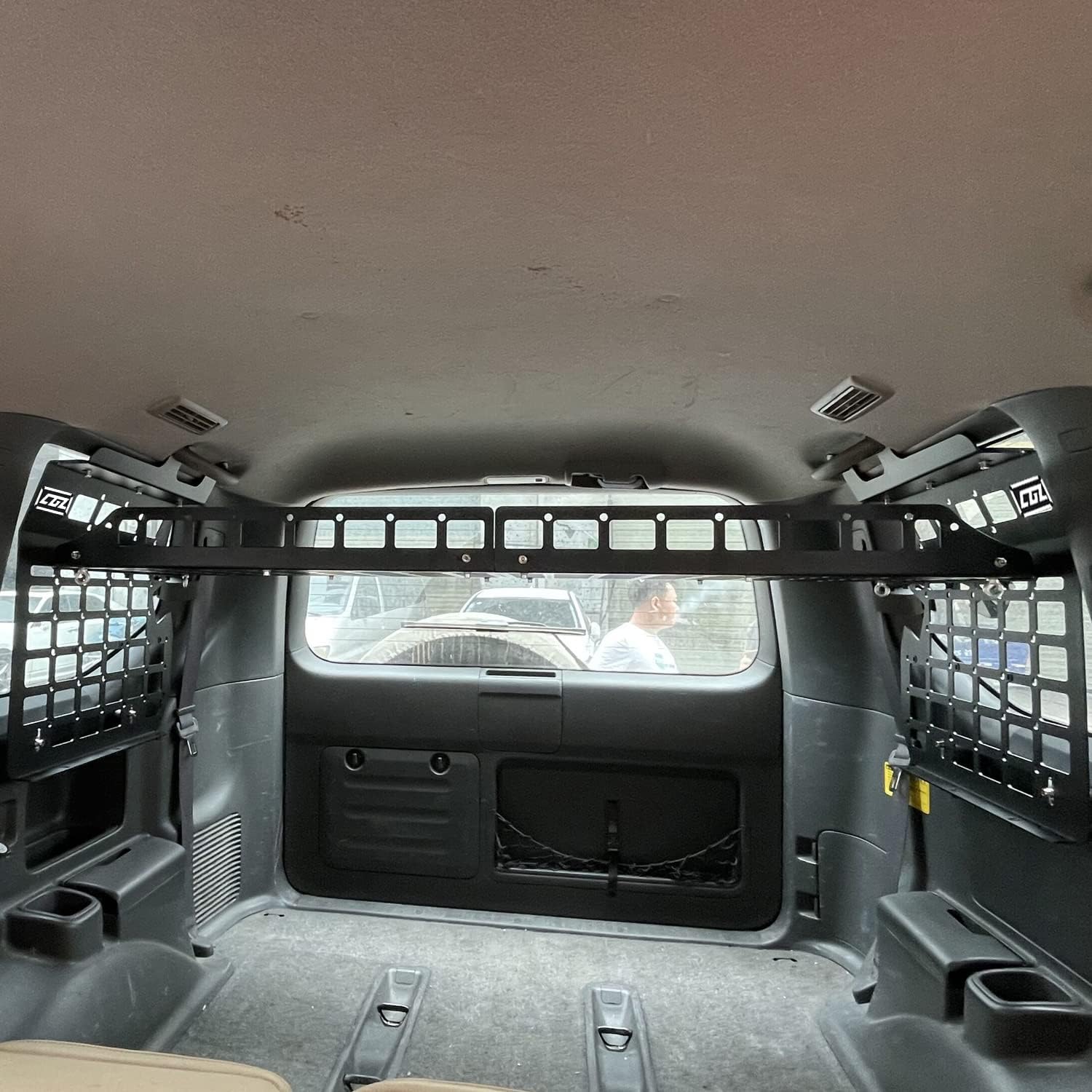 ITrims Modular Storage Molle Panel for Toyota Land Cruiser Prado J120 Lexus GX 470 GX470 2003-2009 Car Accessories Cargo Rack Basket Interior Luggage Carrier Trunk Shelf Hanging Boards Organizer