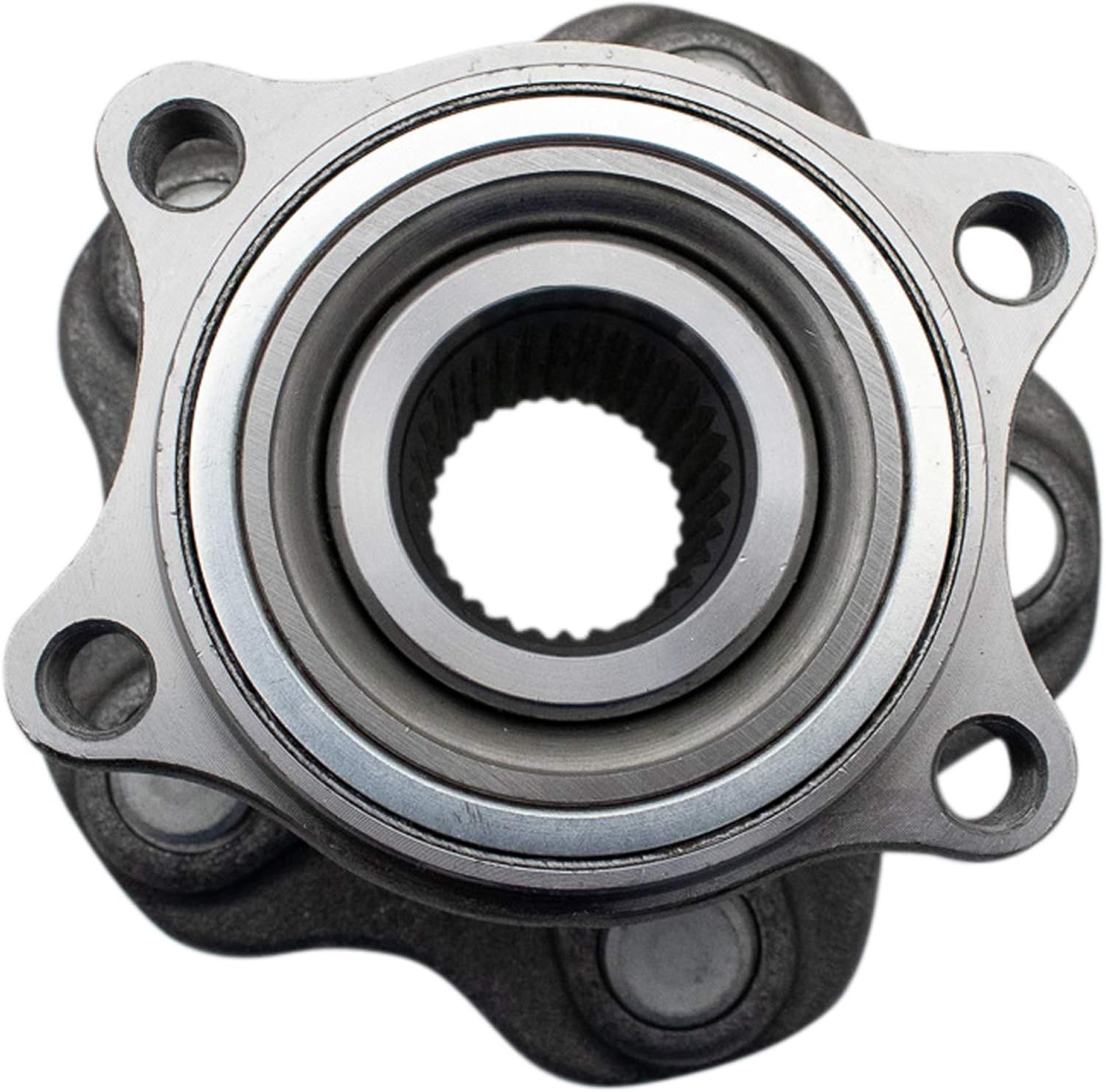 TRQ Rear Left and Right Wheel Bearing and Hub Assembly Set 2 Piece Compatible with 2003-2008 Infiniti FX45