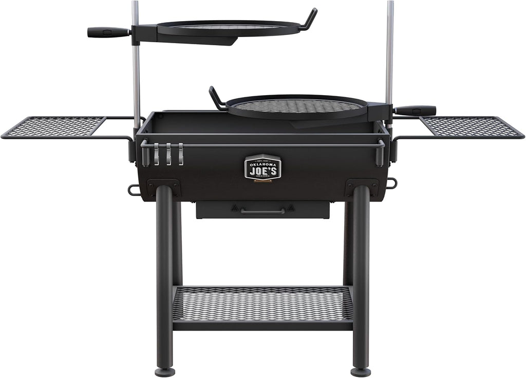 Oklahoma Joe's Firecraft Series Modular Open Fire Barrel Charcoal Grill with 480 sq. in. Cooking Area in Black