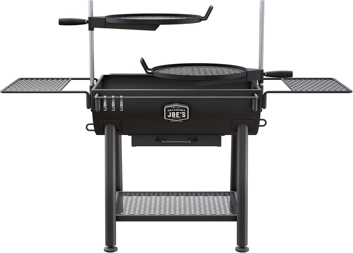 Oklahoma Joe's Firecraft Series Modular Open Fire Barrel Charcoal Grill with 480 sq. in. Cooking Area in Black