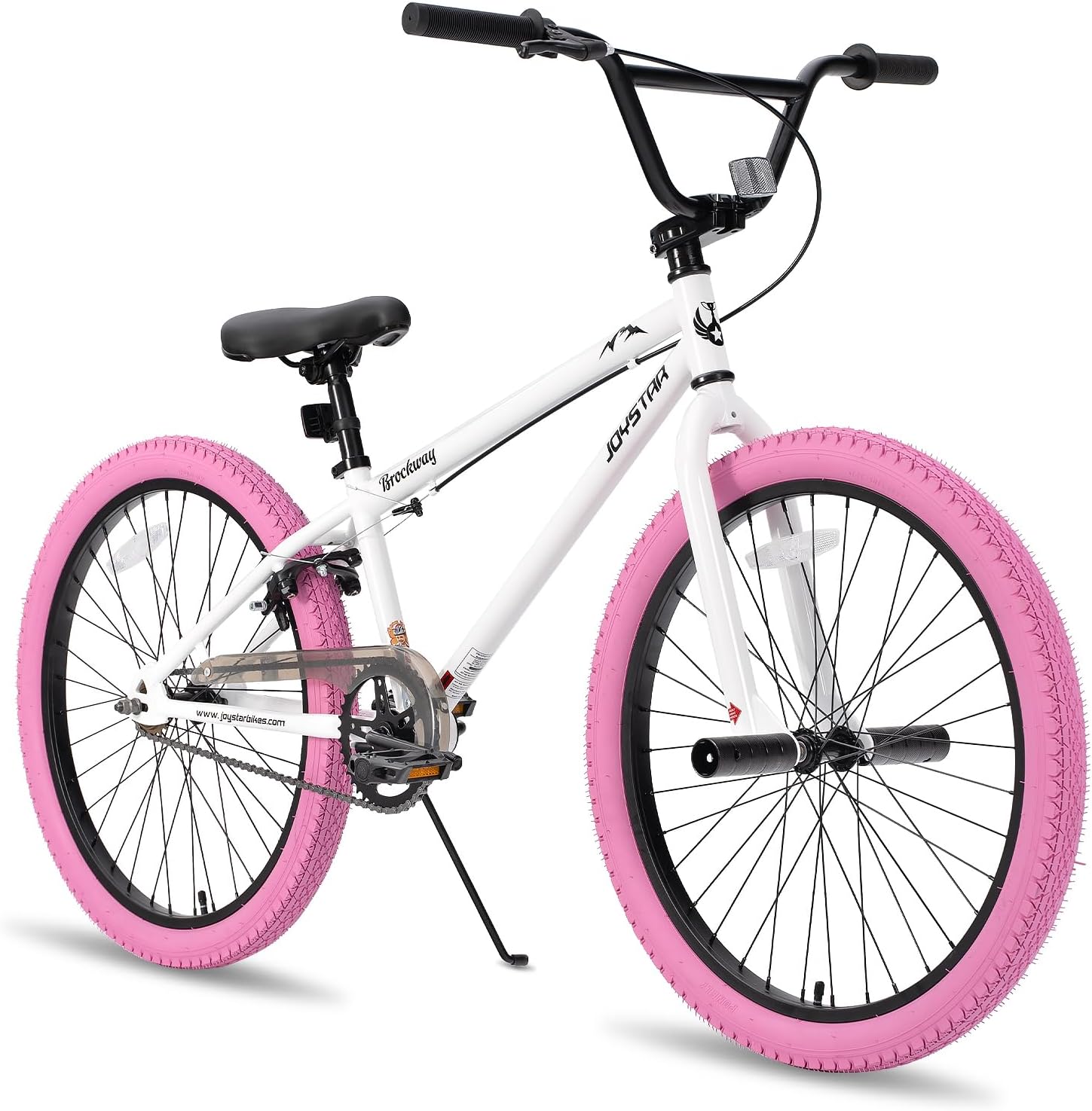 JOYSTAR Brockway Freestyle Kids BMX Bikes 20' 24' Kids Bicycles for 6-14 Years Old Boys Girls and Beginner-Level Riders 2 Pegs Multiple Colors