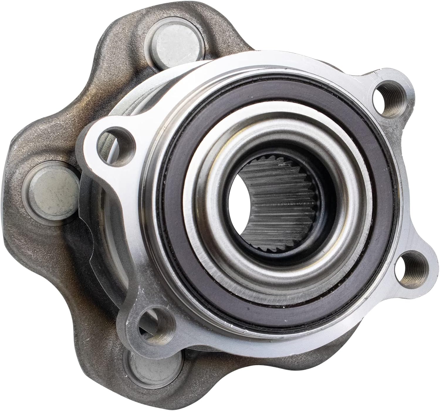 TRQ Rear Wheel Bearing and Hub Assembly Set 2 Piece Compatible with 14-19 Infiniti QX60 All Wheel Drive 2013 JX35 All Wheel Drive 15-19 Nissan Murano All Wheel Drive 13-19 Pathfinder 4 Wheel Drive