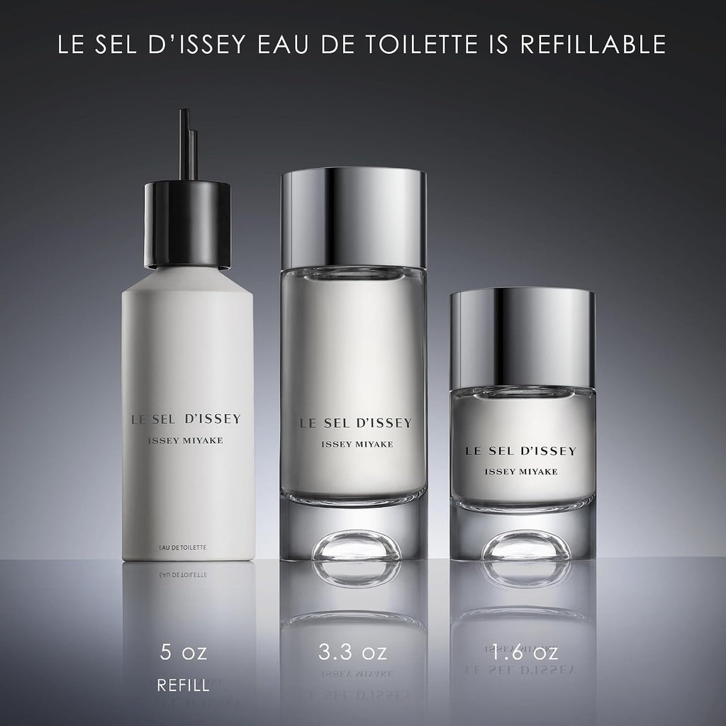 Issey Miyake Le Sel d'Issey Eau de Toilette Holiday Fragrance Set for Men - Includes Eau de Toilette (100 mL) & Deodorant Spray (150 mL)