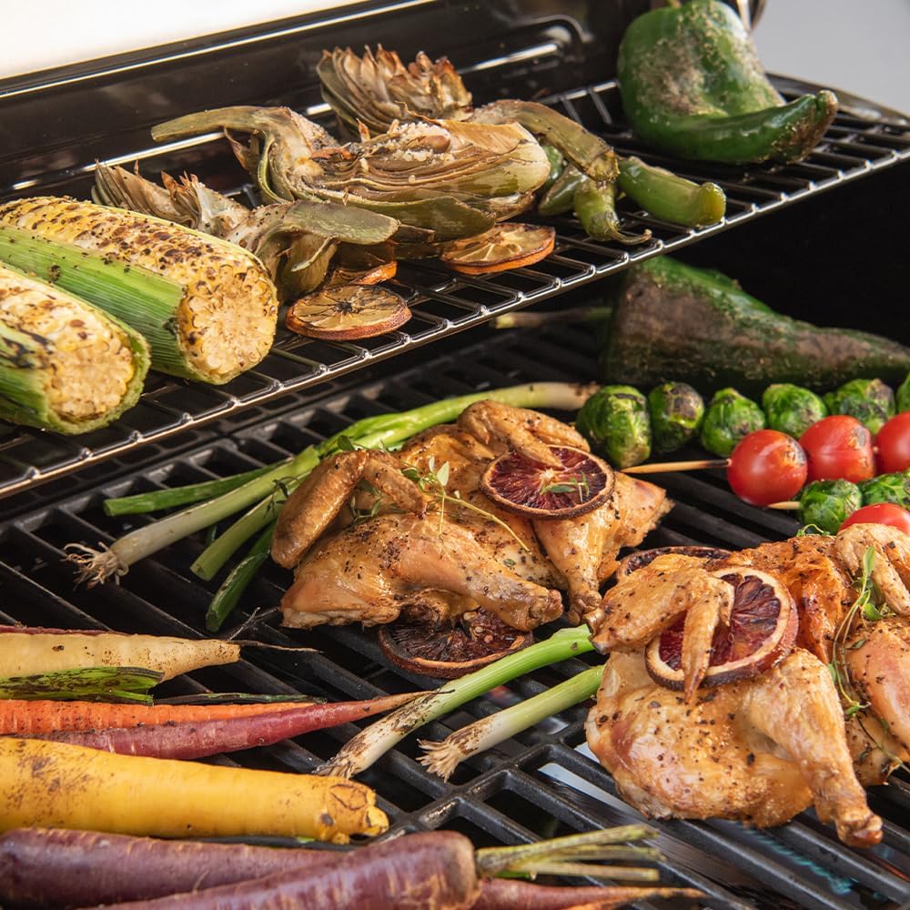 Nexgrill 4-Burner Propane Gas Grill with Side Burner, 52,000BTUs, 562 SQ. In. Cooking Space, BBQ Grill with Stainless Steel Lid & Control Panel for Outdoor Cooking, Patios, and More - 720-0925PA
