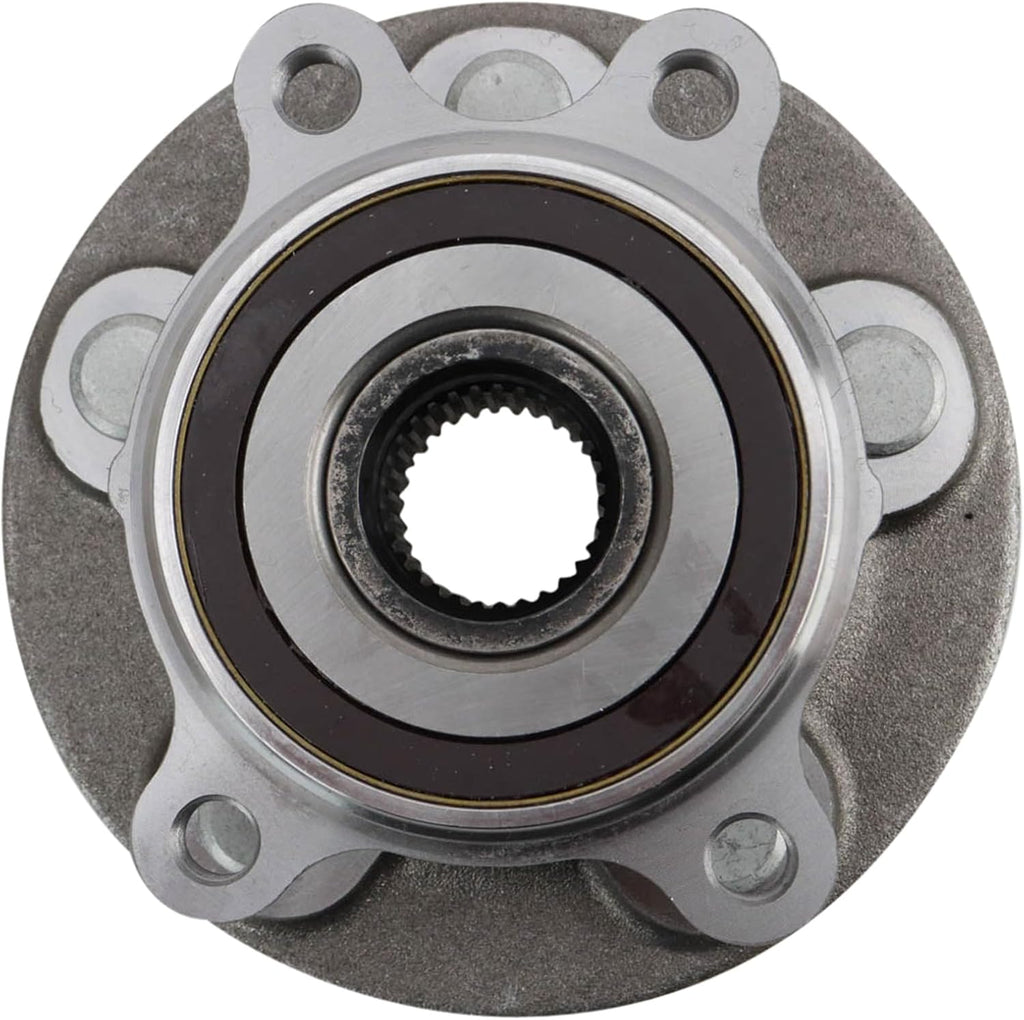 TRQ Front Left and Right Wheel Bearing and Hub Assembly Set 2 Piece Compatible with 2020-2023 Toyota Highlander 2021-2023 Sienna