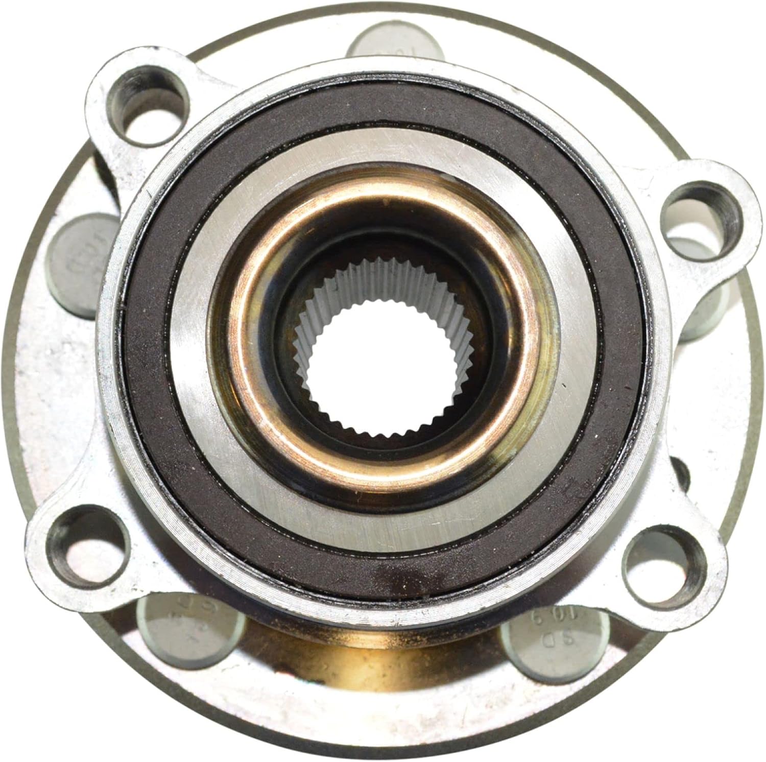 TRQ Front and Rear Wheel Bearing and Hub Assembly Set 4 Piece Compatible with 2011-2012 Ford Explorer 2013-2019 Explorer Police Package Steel Wheels 2013-2019 Police Interceptor Utility