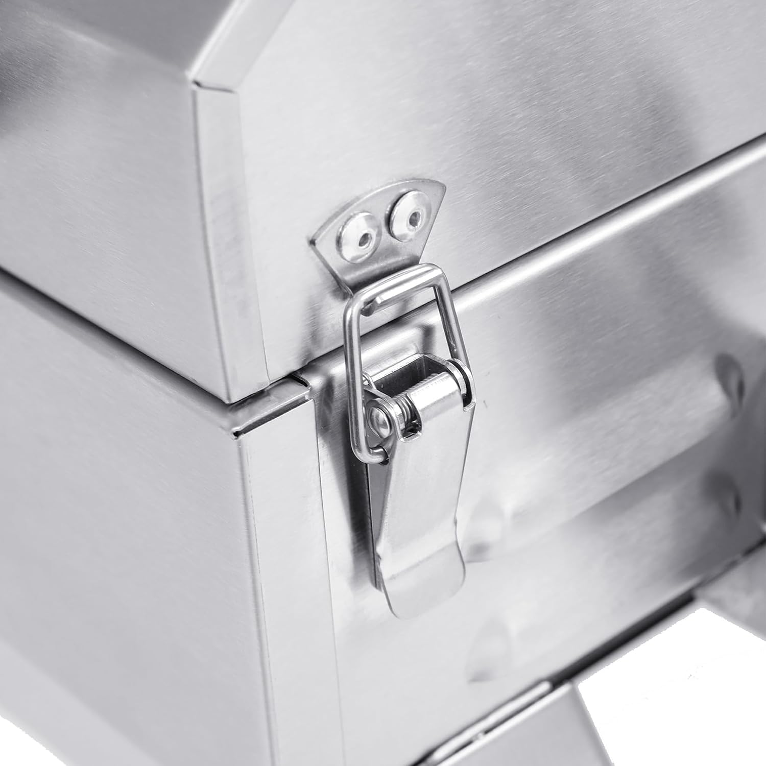 Royal Gourmet GT1001 Stainless Steel Portable Grill, 10000 BTU BBQ Tabletop Gas Grill with Folding Legs and Lockable Lid, Outdoor Camping, Deck and Tailgating, Silver