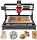 TTC3018 Pro CNC Router Machine,Desktop CNC Engraving Machine Upgraded 3-Axis Engraving All-Metal Milling Machine for Wood Acrylic MDF Nylon,300mmX180mmX40mm Working Area