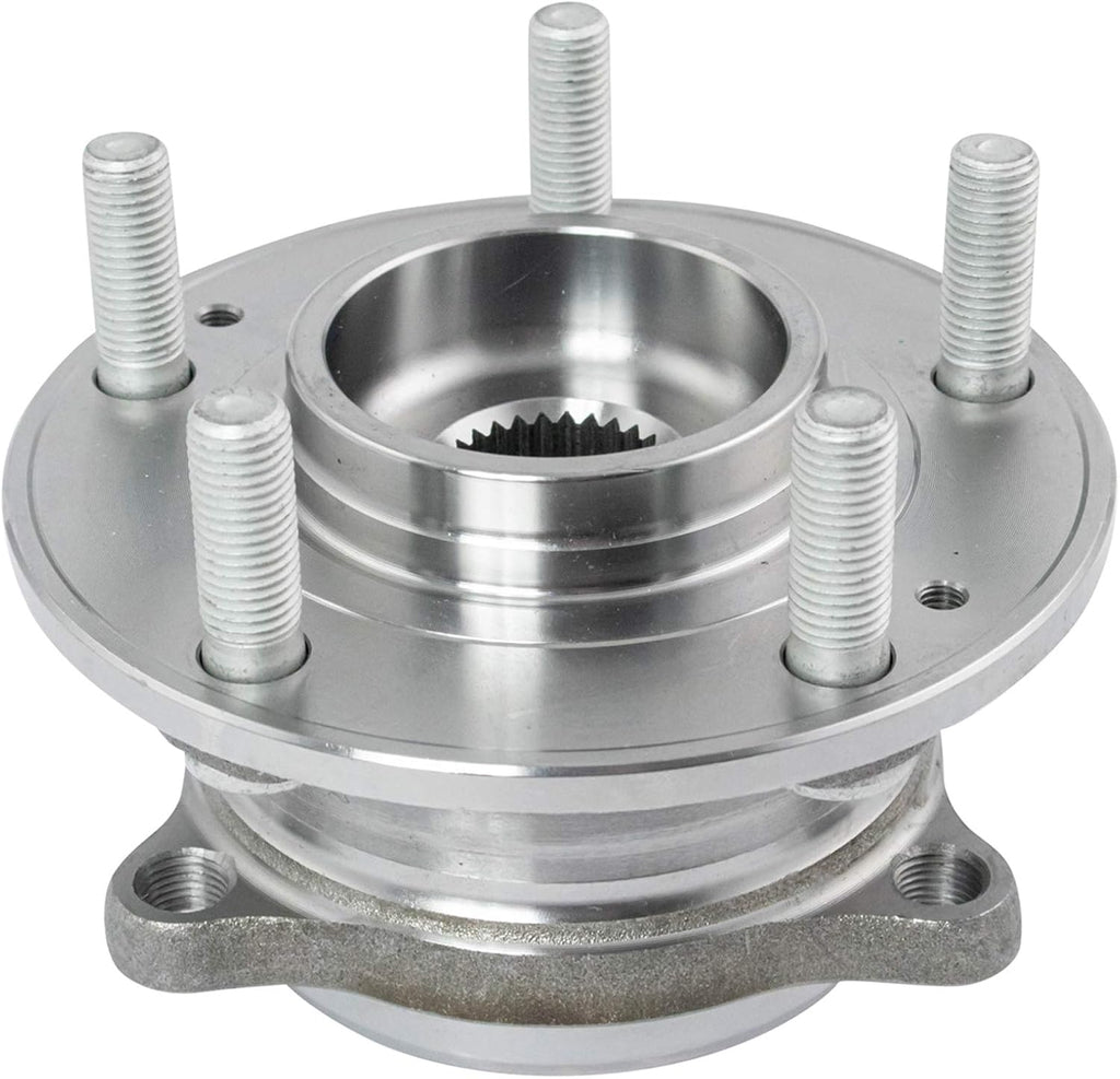 TRQ 2 Piece Wheel Bearing & Hub Assembly Set Compatible with 2007-2014 Hyundai Santa Fe 2013-2014 Santa Fe Sport 2007-2012 Veracruz 2011-2015 Kia Sorento
