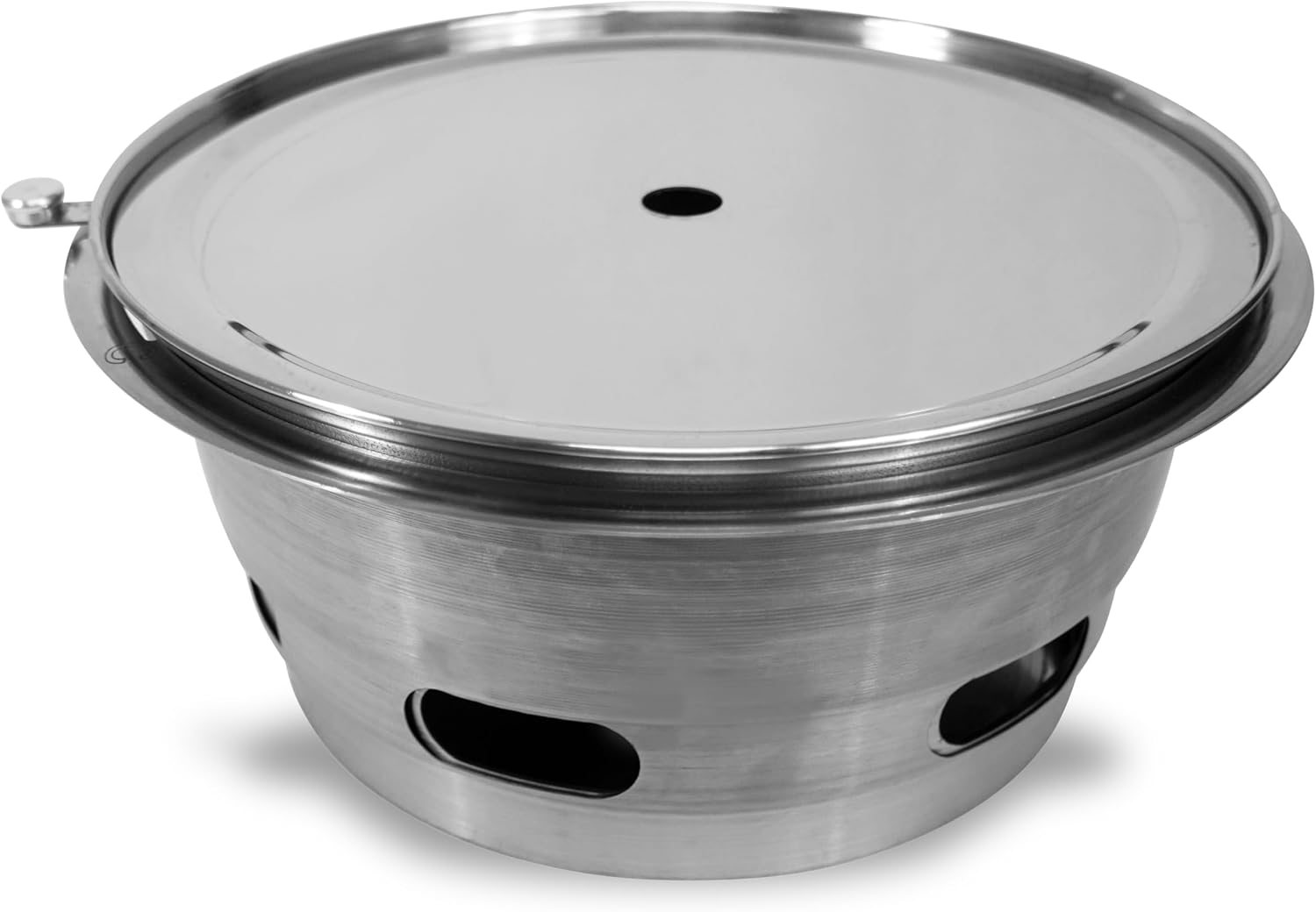 BBQ Table Stove Insert – Compatible with Foldable Outdoor Korean BBQ Tables (1. Charcoal)