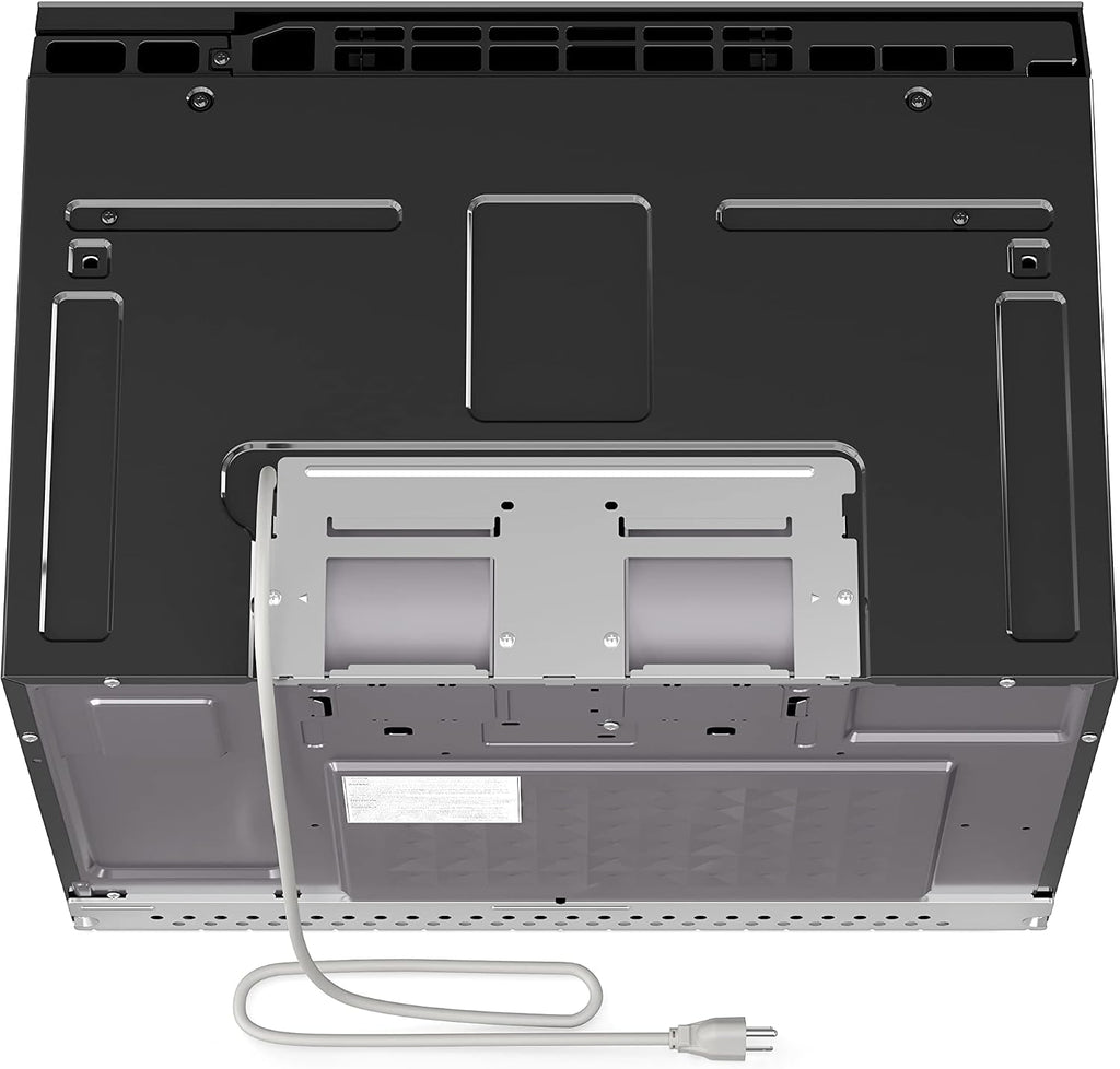 KoolMore 1.3 cu. ft. 24 inch Over The Range Stainless Steel Microwave (KM-MOT-OP1SS), 300 CFM Vent Hood Function, 1000W