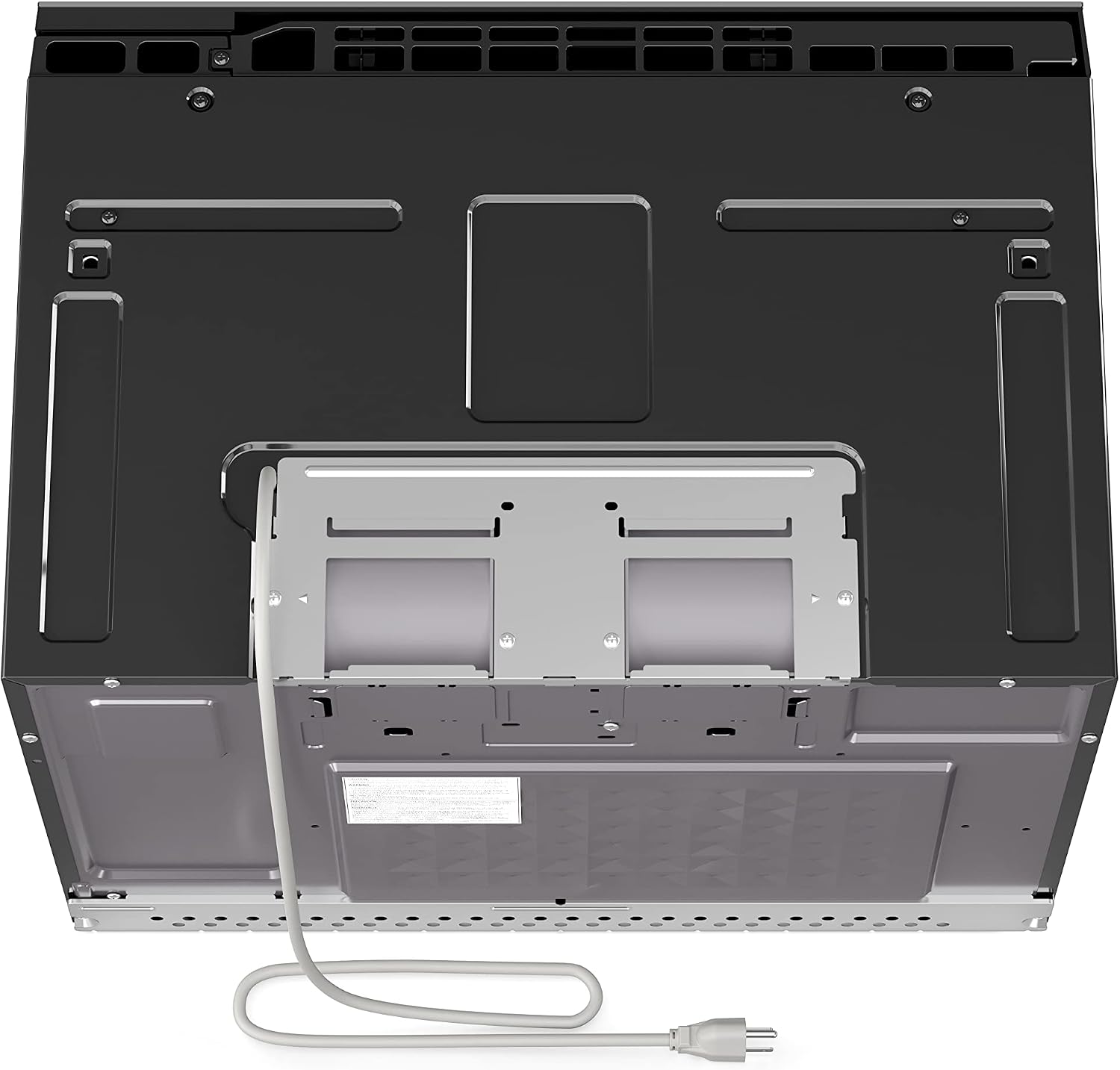 KoolMore 1.3 cu. ft. 24 inch Over The Range Stainless Steel Microwave (KM-MOT-OP1SS), 300 CFM Vent Hood Function, 1000W