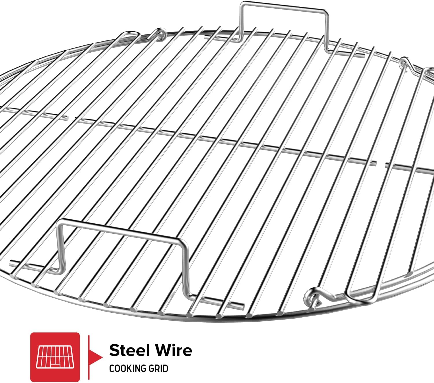 Nexgrill Premium 22.5' Charcoal Barbecue Grill with Adjustable Air Vent, Built-In Temperature Gauge, 362 SQ In Grate, Storage Rack, Portable Kettle Grill for Camping, Picnics, and More - 810-0178