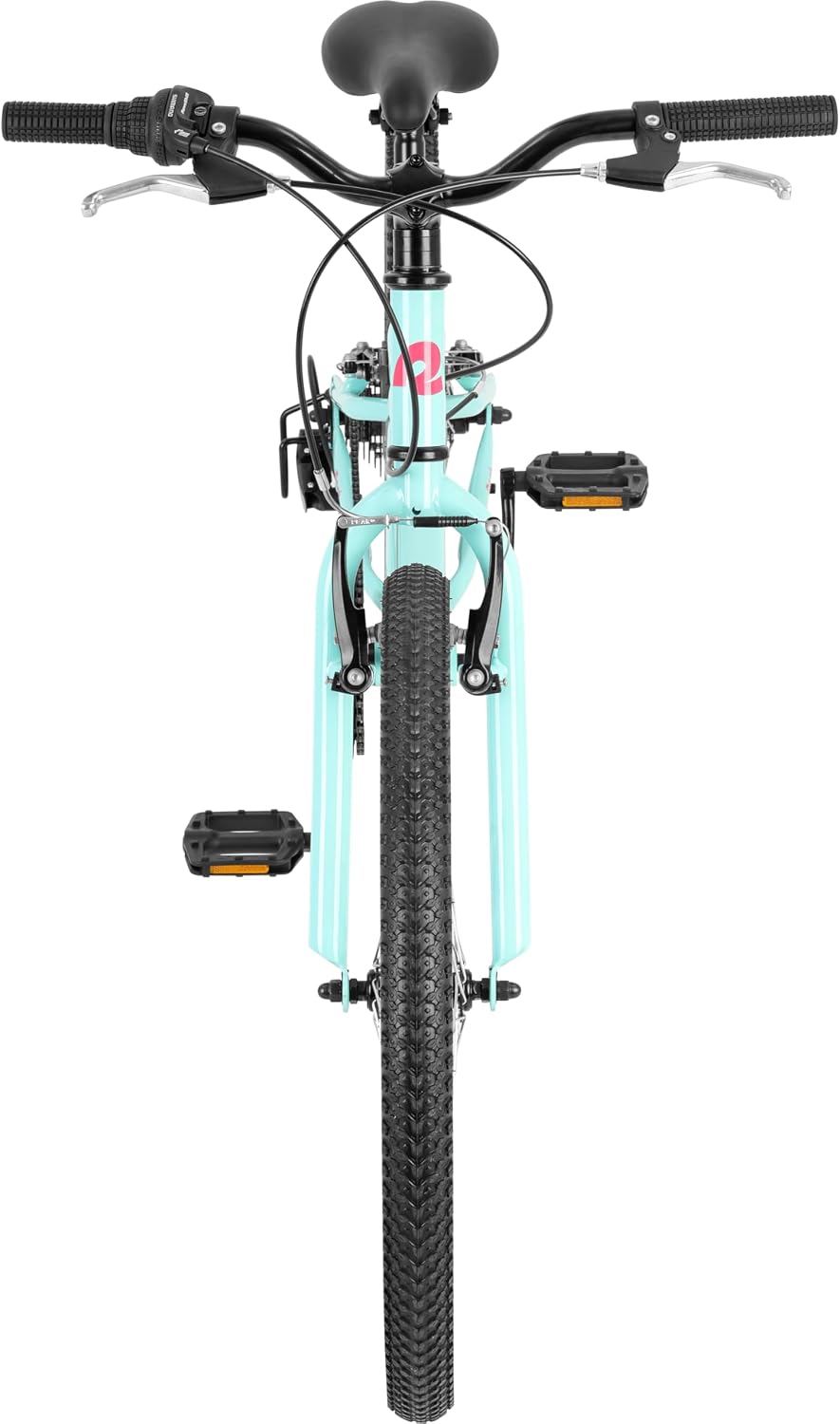 Retrospec Dart Kids Bike - 7-Speed Hybrid Bicycle for Ages 6-11 with 29in All-Season Tires & Shock Absorption - Adjustable Height Youth Bike with V-Brakes & Smooth Gear Shifting
