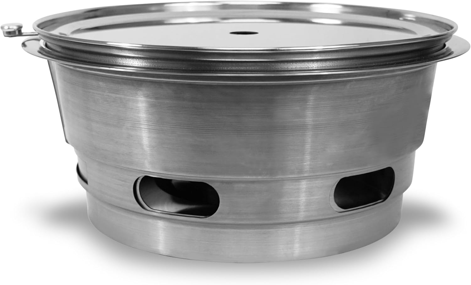 BBQ Table Stove Insert – Compatible with Foldable Outdoor Korean BBQ Tables (1. Charcoal)