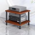 XingLi Available in 5 Colors AV Media Stand,Open Audio Rack Component Cabinet, Open Stereo Cabinet with Shock-Absorbing Feet, Power Amplifier Shelf Equipment(D)