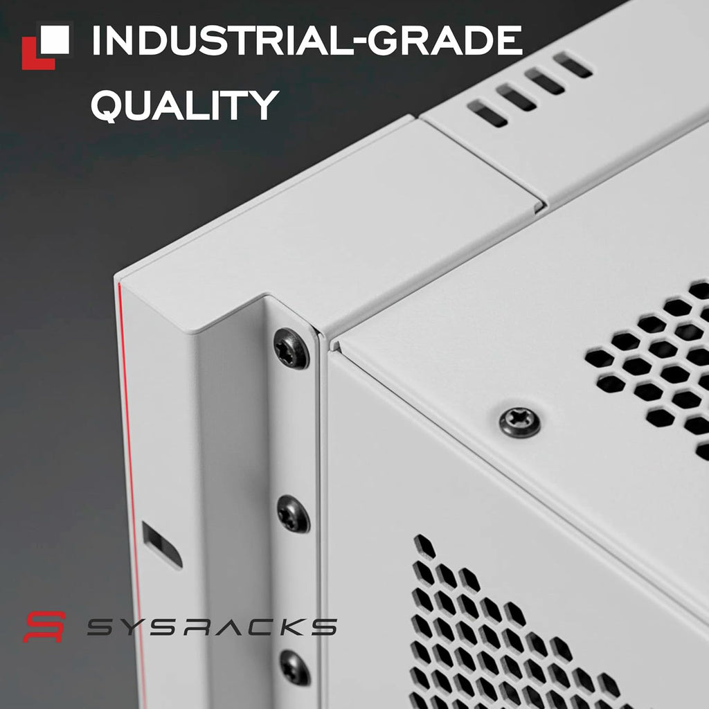 18U Server Rack Cabinet – 19' Network Rack Enclosure, 35' Deep Floor Standing Data Rack with Locking Glass Door, Cooling Fans, PDU & Shelf for Servers, Switches and Patch Panels