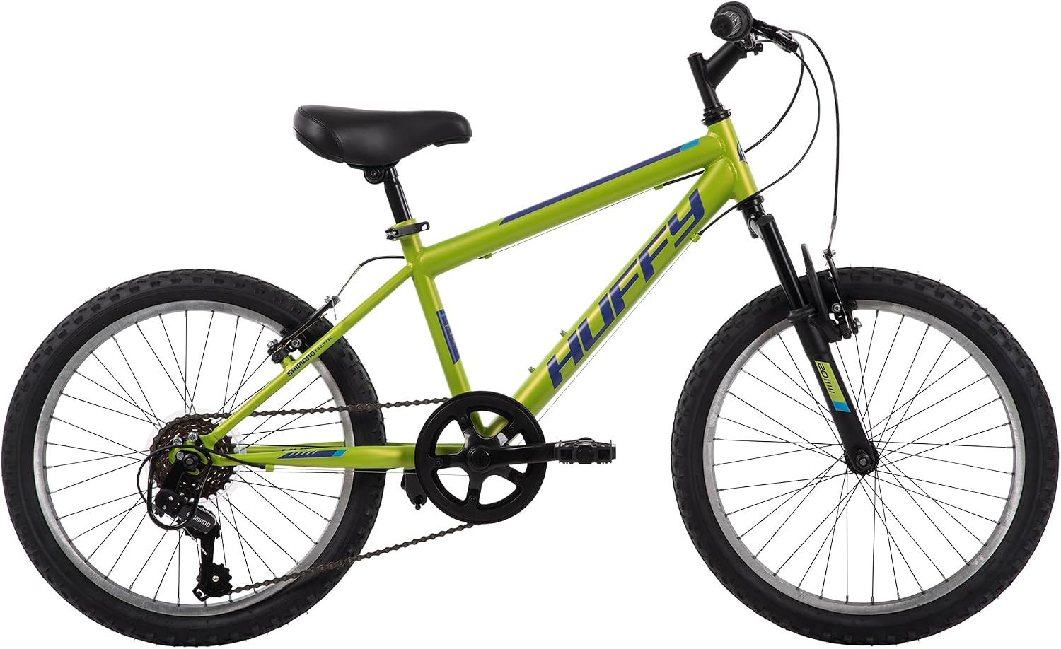 Huffy Stone Mountain Bike for Men and Women, 20'/24'/26', 6-Speed (20') or 21-Speed, Front or Dual Suspension (Varies), Multiple Colors, Adjustable Saddle, Shimano Equipped, All-Terrain Tires