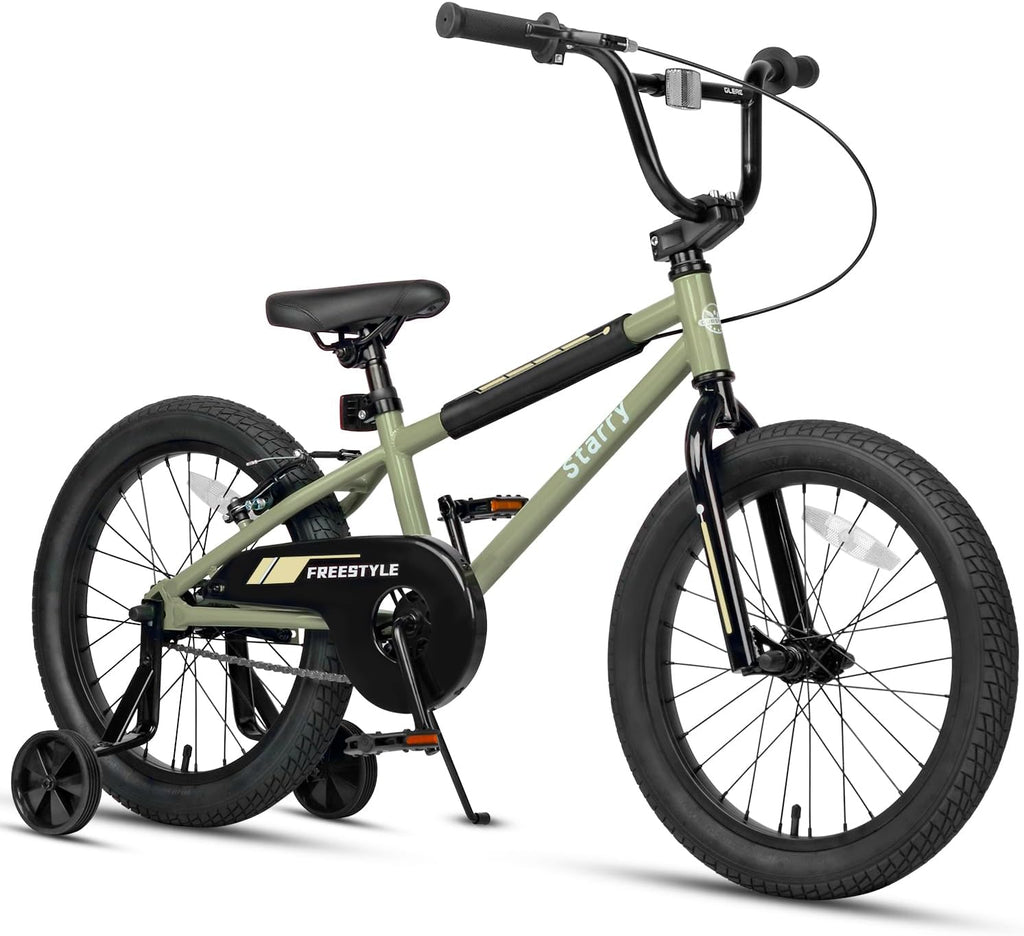 cubsala 12 14 16 18 Inch Kids Bike BMX Style Bicycle with Training Wheels Coaster Brake for 2-10 Years Old Toddlers Boys Girls Multiple Colors