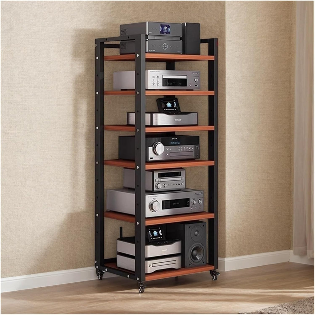 Home Audio Rack,Media Component Stand,Equipment Storage Unit,For Living Gaming Recording Music Room