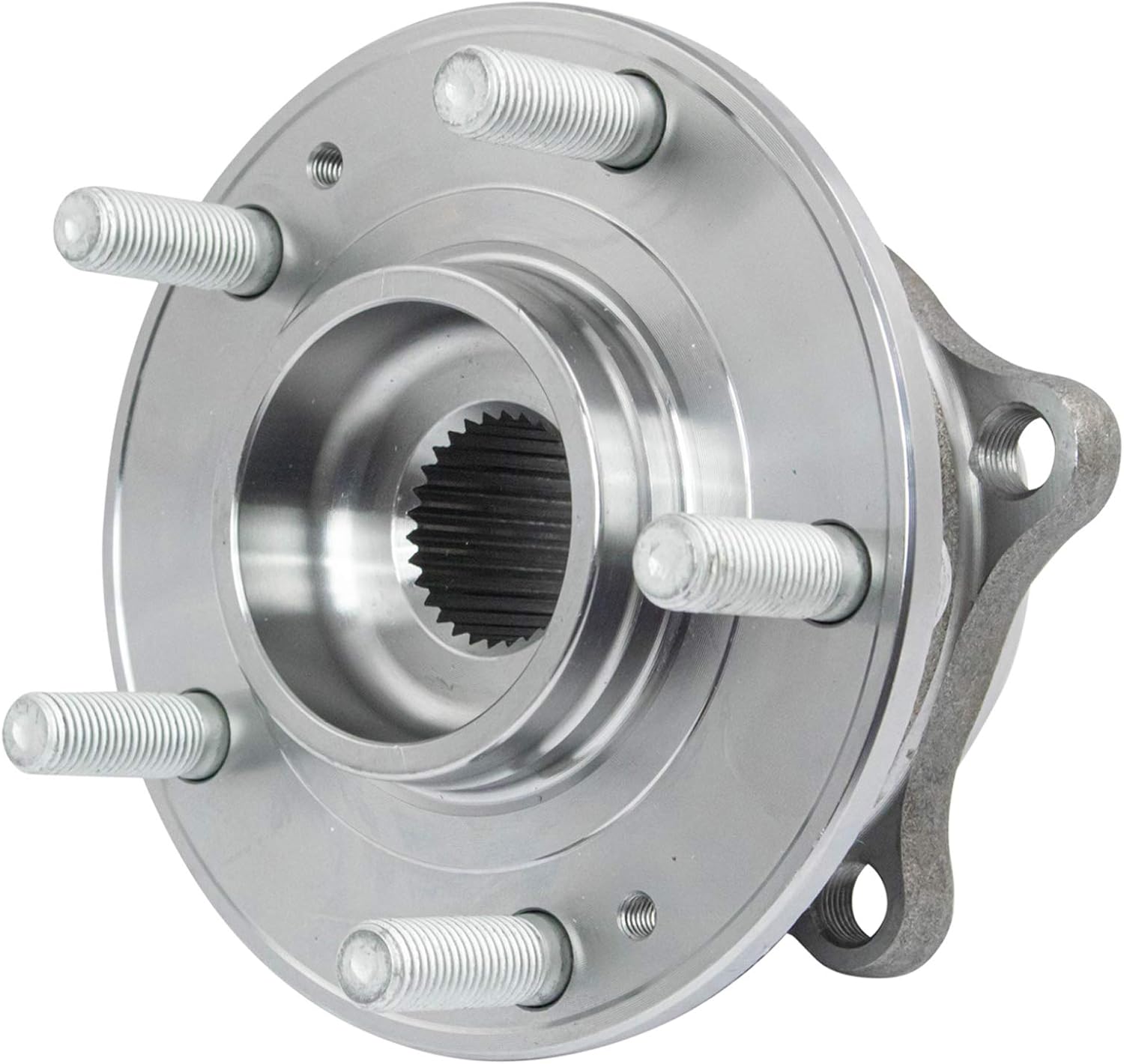 TRQ 2 Piece Wheel Bearing & Hub Assembly Set Compatible with 2007-2014 Hyundai Santa Fe 2013-2014 Santa Fe Sport 2007-2012 Veracruz 2011-2015 Kia Sorento