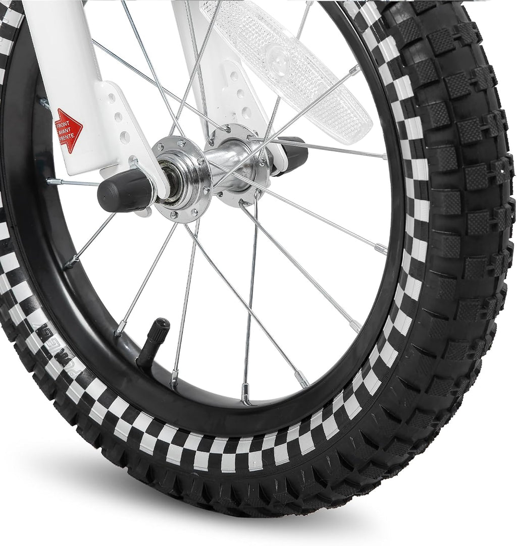 JOYSTAR Little Daisy Kids Bike for Girls Boys Ages 2-7 Years, 12 14 16 Inch Girls Bikes with Doll Bike Seat & Streamers, Boys Bike with Flag & Number Plate, Multiple Colors