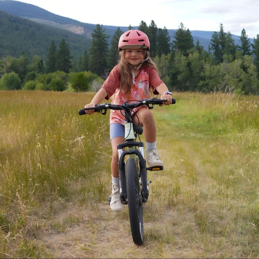 Glerc 20 24 Inch Kids Bike, Kids Mountain Bike for Boys and Girls Ages 6-15, 21-Speed Skyline Bicycle with Front Suspension and Disc Brakes, Multiple Colors