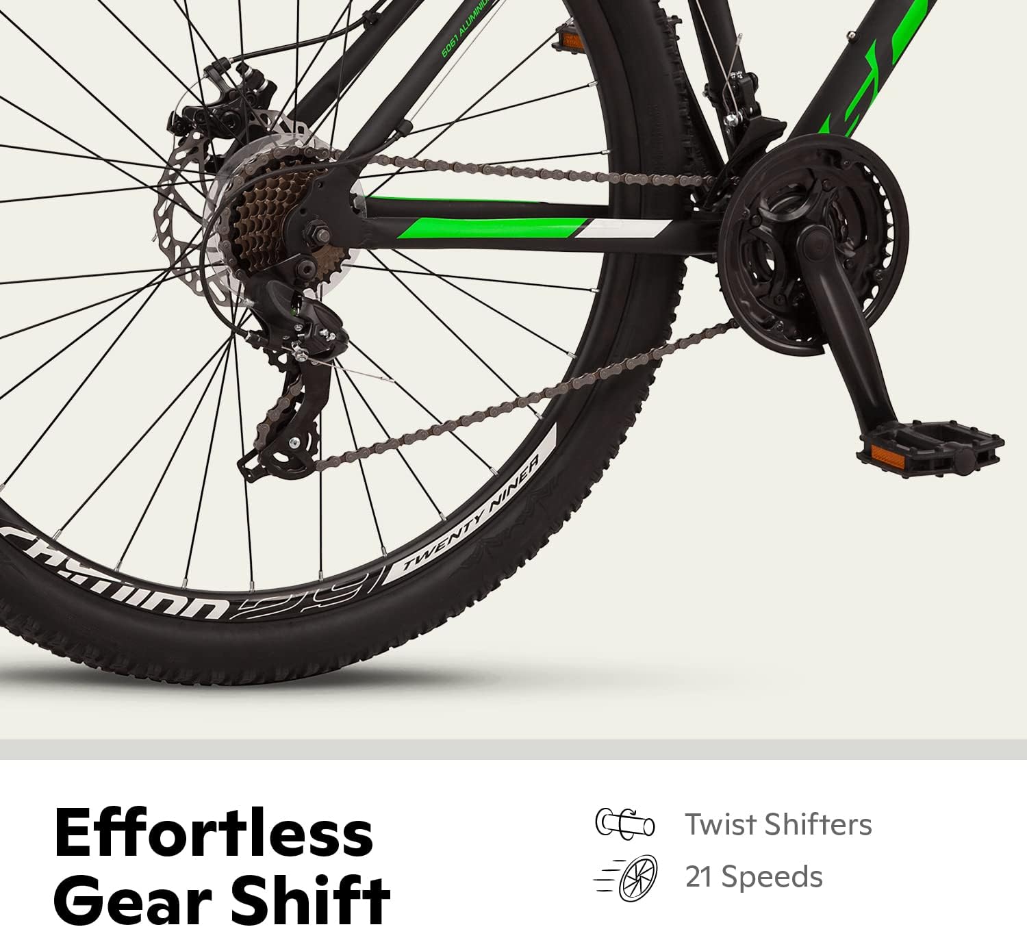 Schwinn High Timber Mountain Bike for Adult Youth Men Women Boys Girls, 24 to 29-Inch Wheels, 7 or 21-Speeds, Front Suspension, Aluminum and Steel Frame Options