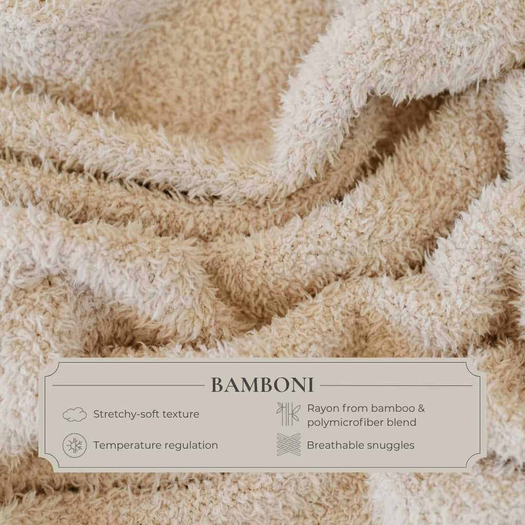 Saranoni Bamboni Luxury Throw Blanket | Oversized Super Soft Plush Home Decorative Comfy Blankets for Couch or Bed | Nautical Blue - X-Large 60' x 80'