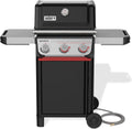 Weber Spirit E-325 Natural Gas Grill for Outdoor Cooking and BBQ, 3 Boost Burners, Black – Porcelain-Enameled Cast-Iron Grates, Sear Zone