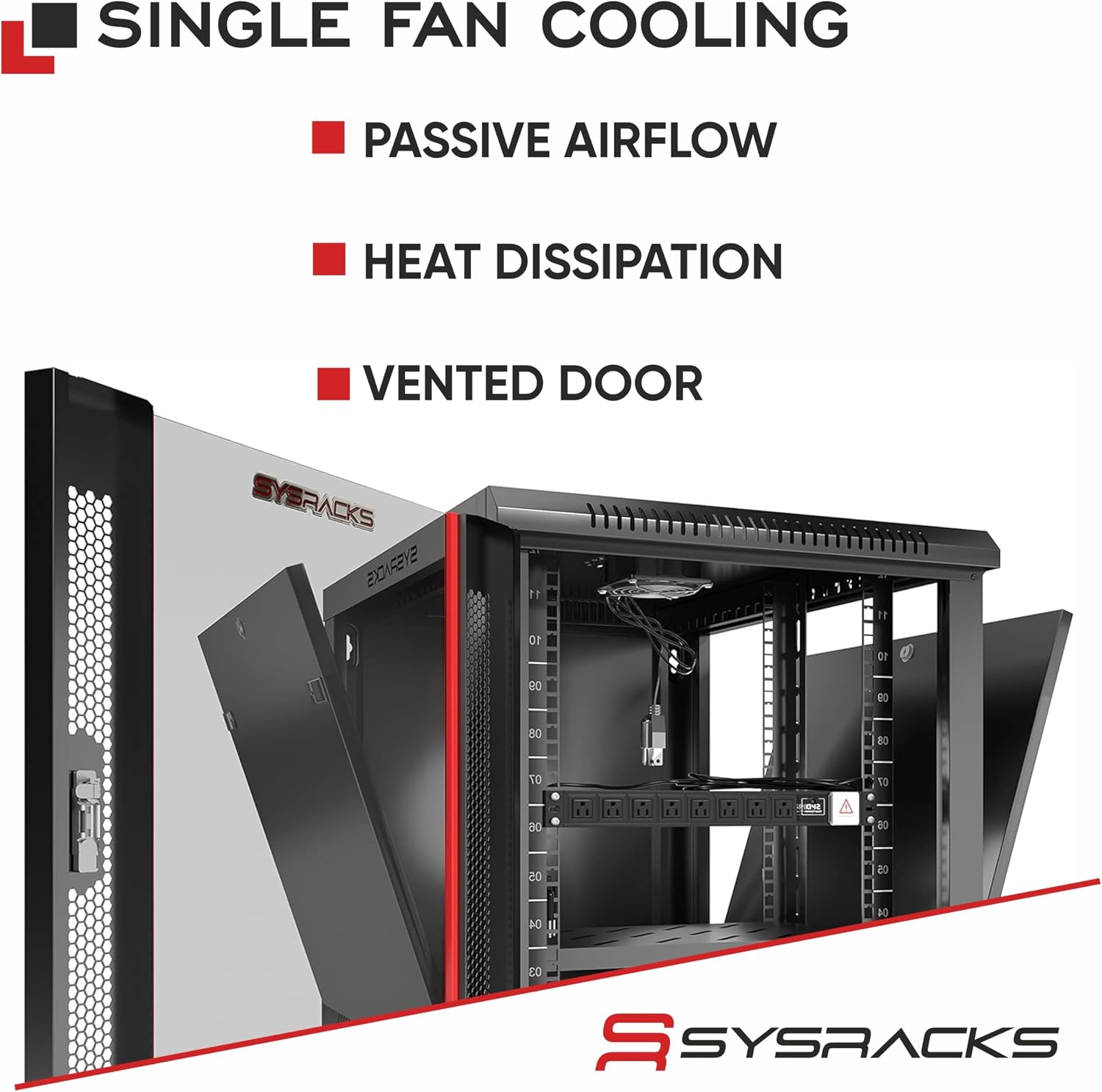 12U Server Rack Cabinet 35' Deep, Deployment-Ready Network Rack Enclosure with PDU, Fan & Shelf, Rolling IT Cabinet for Installers, AV Systems & Infrastructure