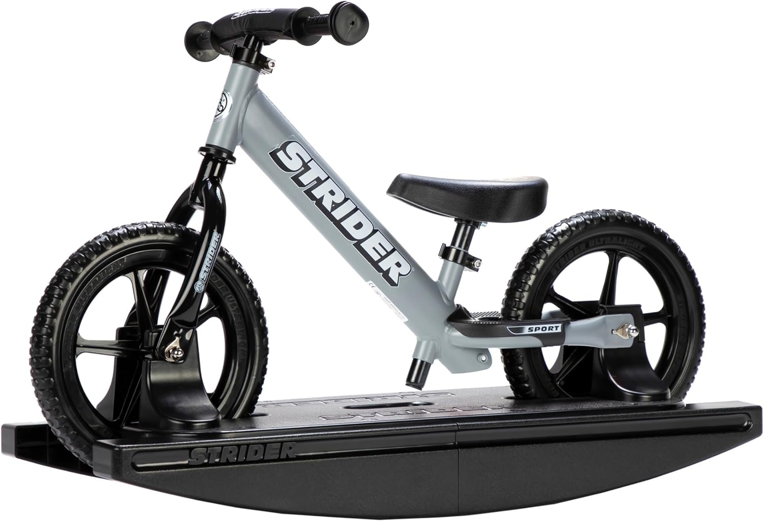 Strider Sport 2-in-1 Rocking Bike - Helps Teach Baby How to Ride a Balance Bicycle - for Kids 6 Months to 4 Years - Easy Assembly & Adjustments
